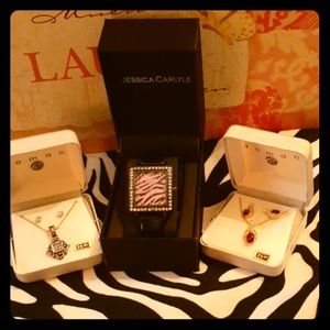 Watch, 2 Necklace Sets